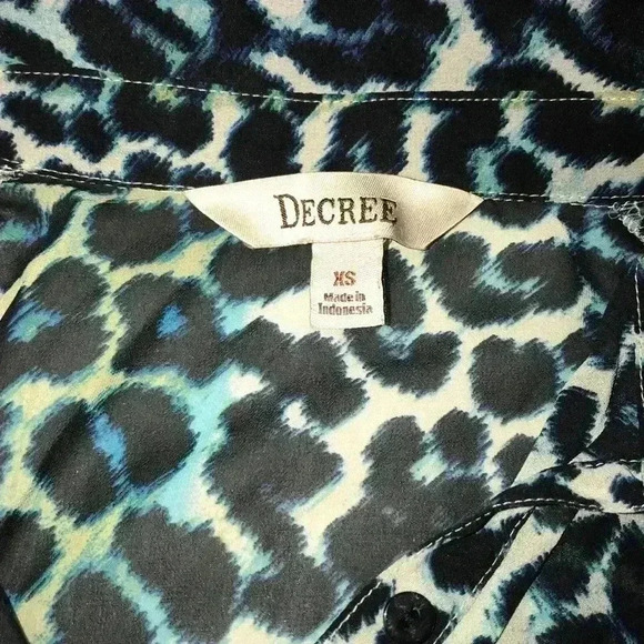Decree Women’s Sleeveless Leopard Print Top - Picture 5 of 7